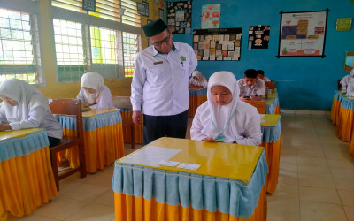 MTsN 9 Tanah Datar resmi melaksanakan Sumatif Akhir Semester (SAS) Ganjil Tahun Ajaran 2025/2026