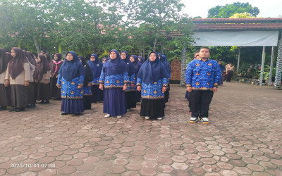 Peringatan Hari Kesaktian Pancasila & Penyerahan Prestasi Siswa MTsN 9 Tanah Datar
