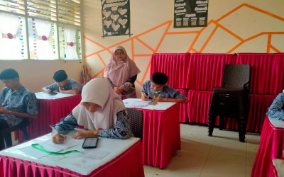 Kegiatan Monitoring dan Evaluasi (Monev) pelaksanaan Sumatif Akhir Semester (SAS)